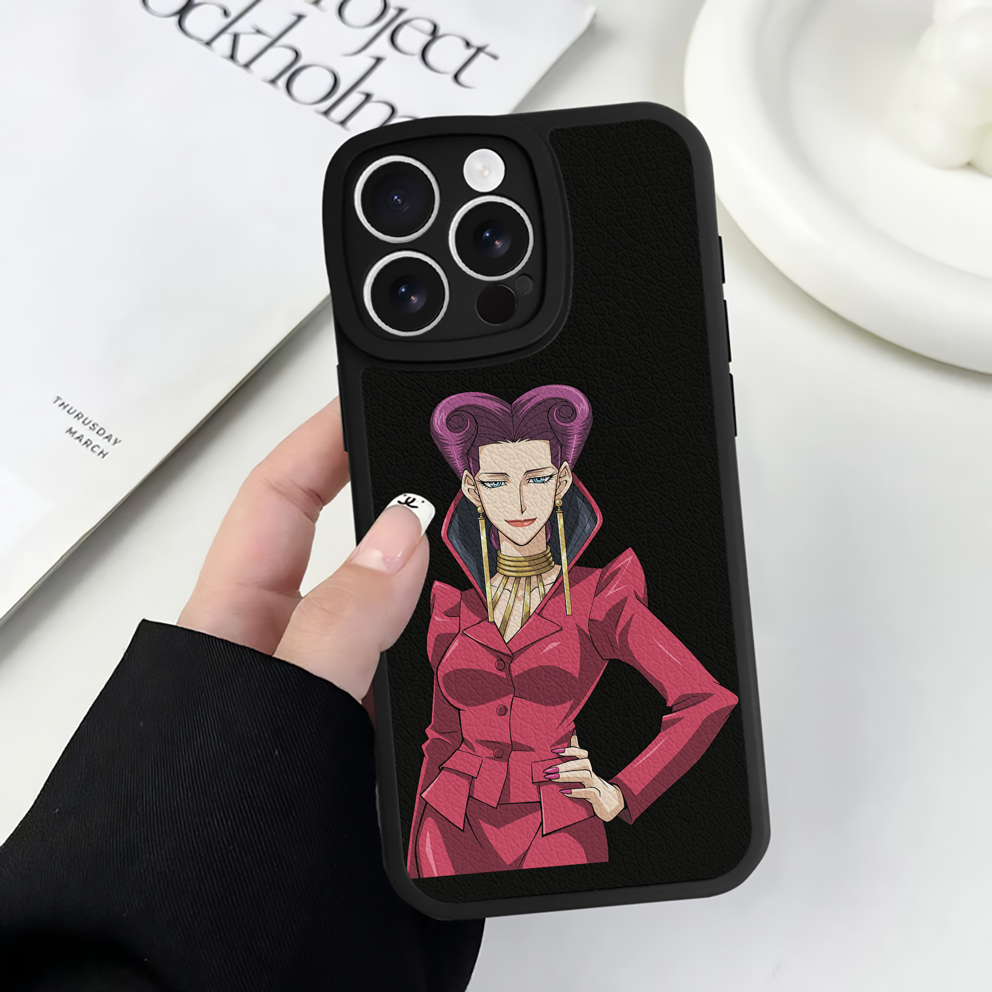 遊☆戯☆王 Yu-Gi-Oh! 【iPhone 16シリーズ対応】シリコンスマホケース（レザー調） 材質：シリコン